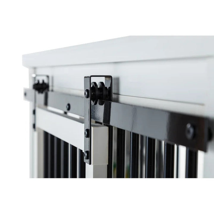 Sliding Barn Door Pet Crate