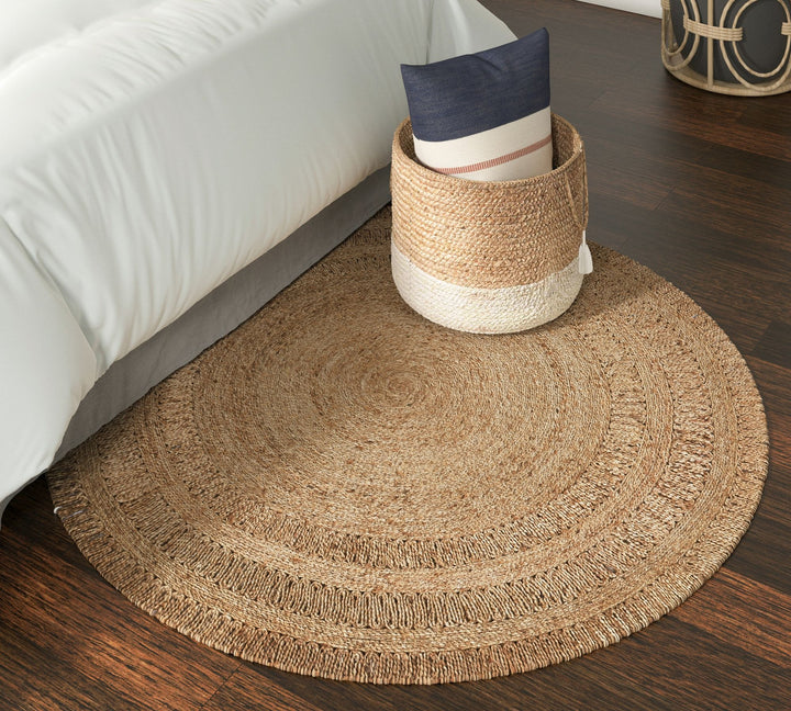 Kalev Jute Round Rug-6'