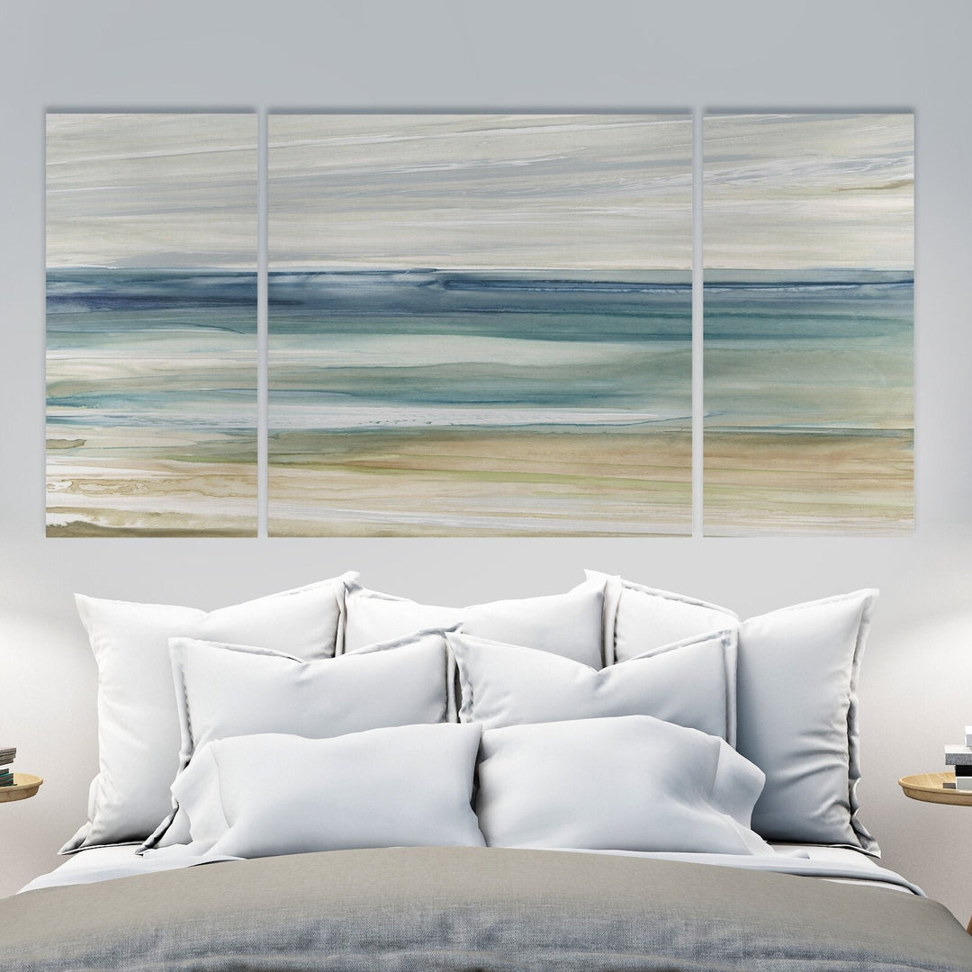 OCEAN BREEZE GRAPHIC ART PRINT MULTI PIECE IMAGE