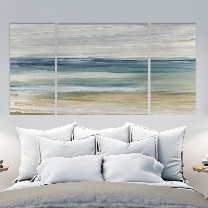 OCEAN BREEZE GRAPHIC ART PRINT MULTI PIECE IMAGE