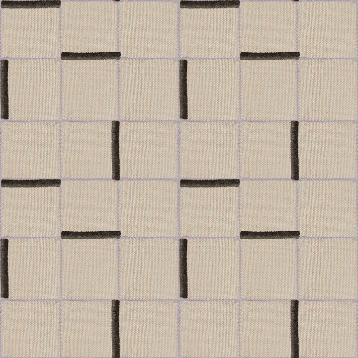 Symi Brown And Smoked Lavender Throw Pillow