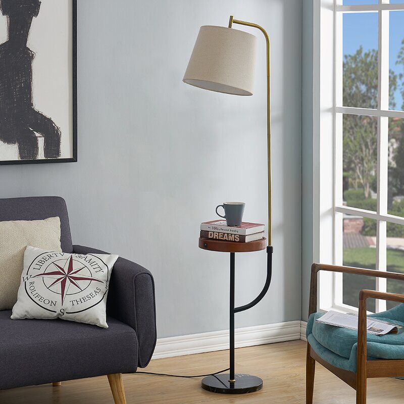 Leeward Tray Table Floor Lamp
