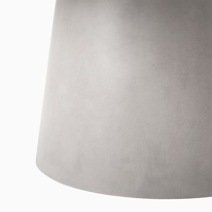 Concrete Pedestal Round Dining Table-32"
