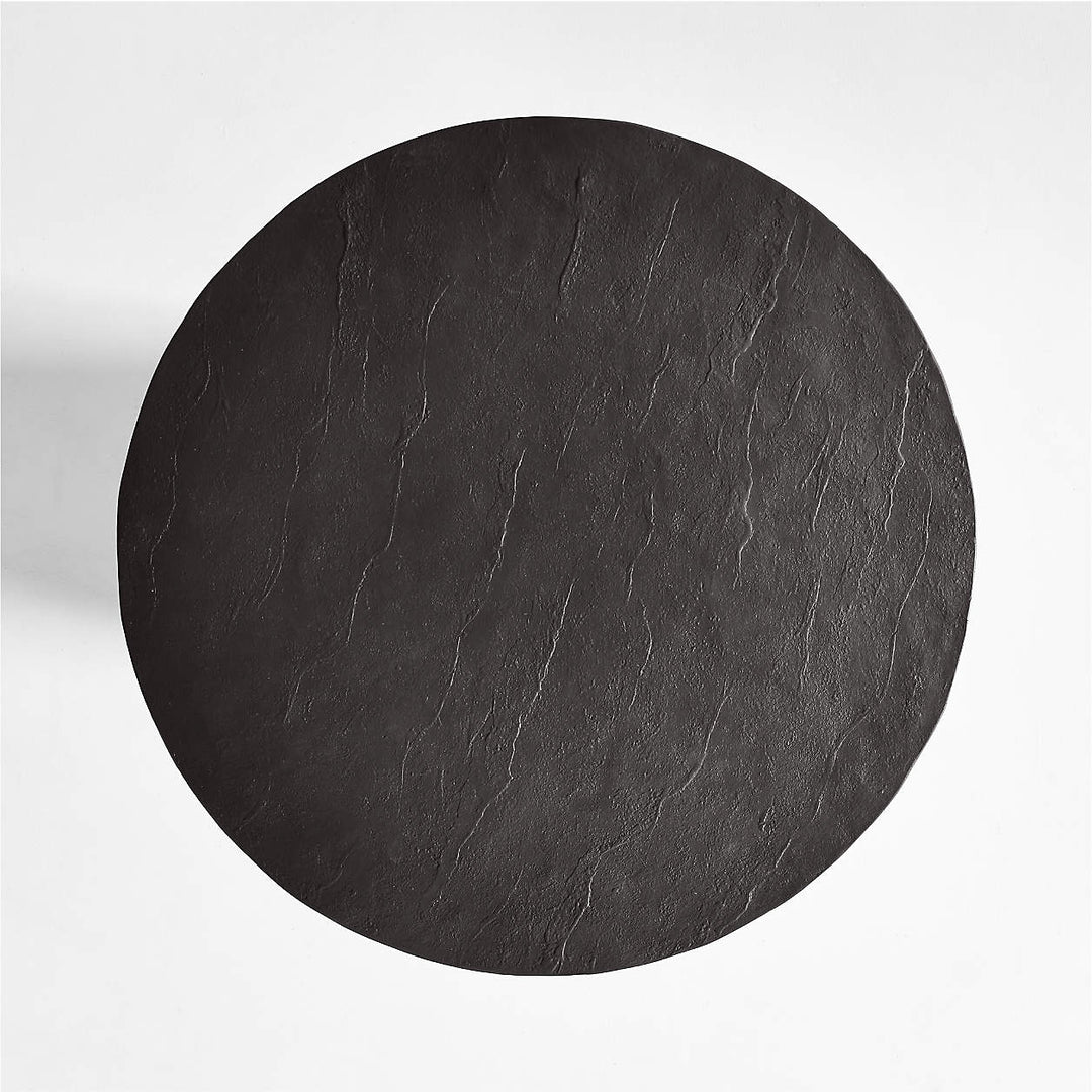 Willy Charcoal Brown Pedestal 32 Bistro Table