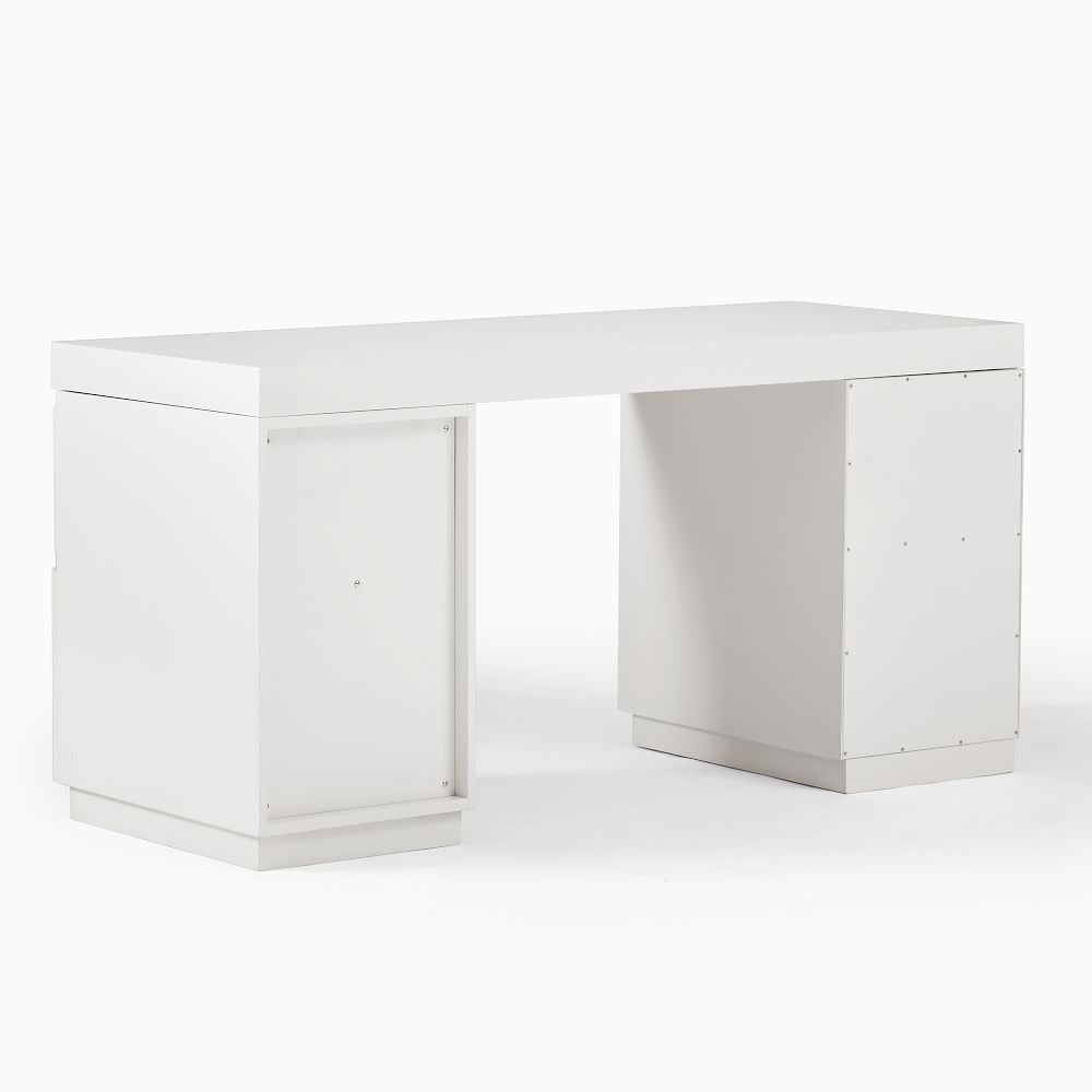 Parsons File Cabinets and Desk Set