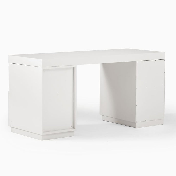 Parsons File Cabinets and Desk Set