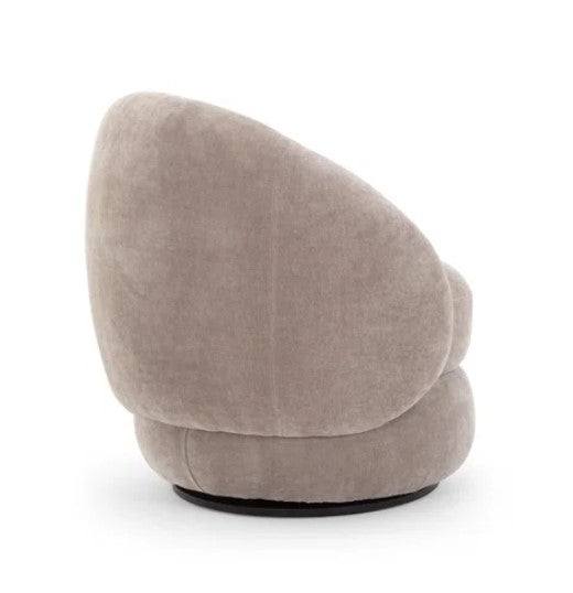 Bennie Upholstered Swivel Barrel Chair