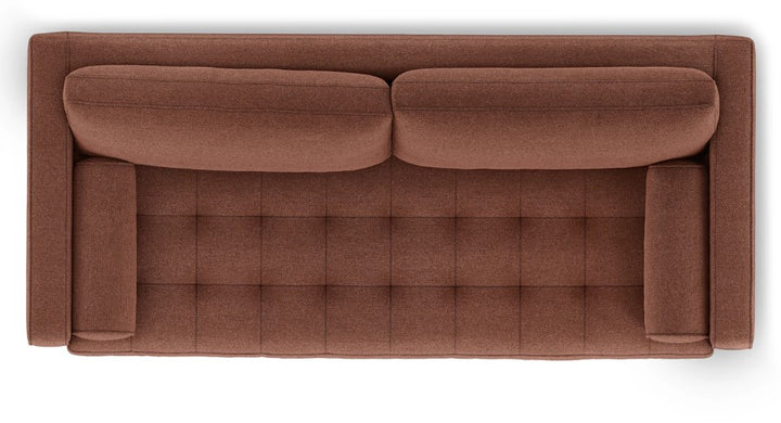 Sven 88" Tufted Sofa Ratine Oxide