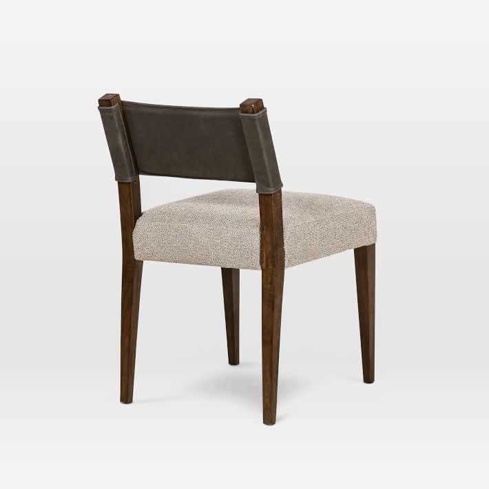Leather Backed Dining Chair