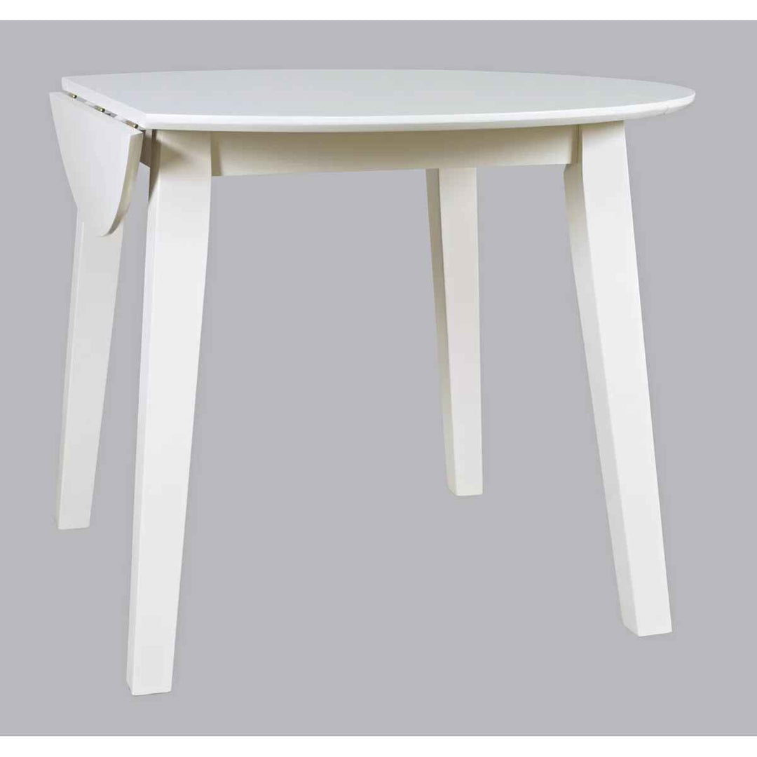 Chaffin Extendable Round Solid Wood Dining Table