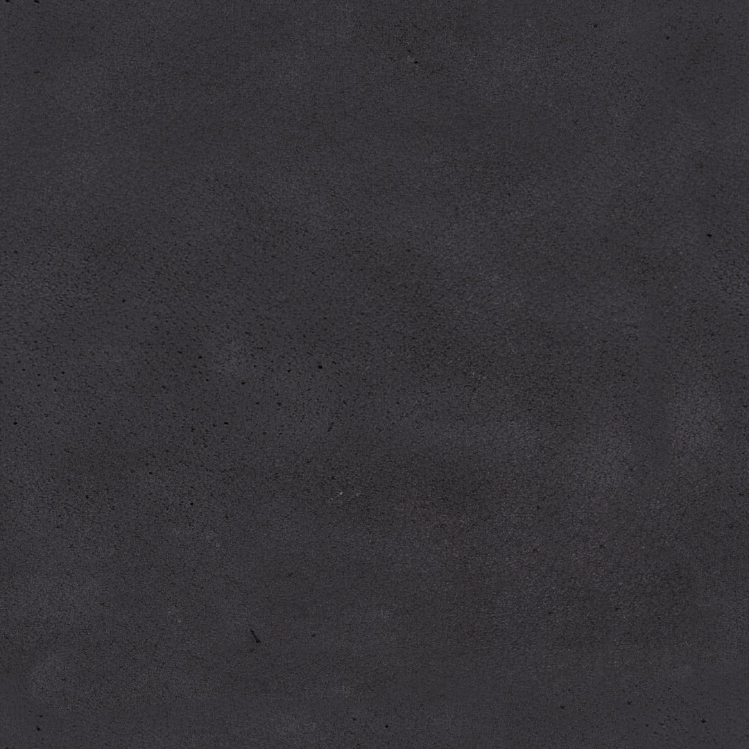 TITUS ROUND BLACKENED CAST ALUMINUM SIDE TABLE