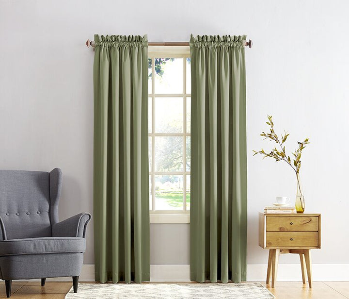 Wayfair Basics Solid Room Darkening Thermal Rod Pocket Single Curtain Panel-95"