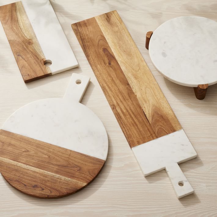 Mixed Marble & Wood Preston Cheeseboards