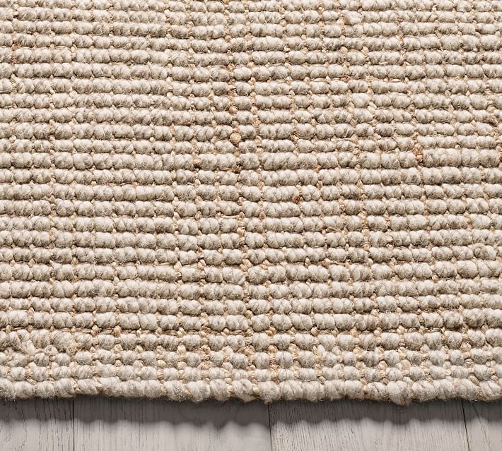 Chunky Wool Jute Rug-6'x9'