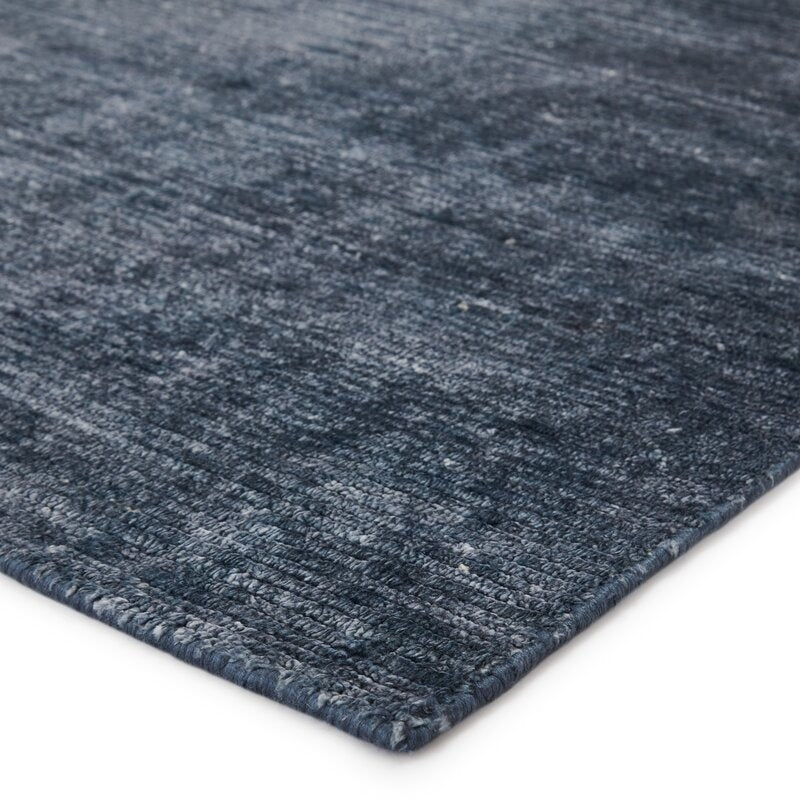 Marinette Handmade Dark Blue Rug