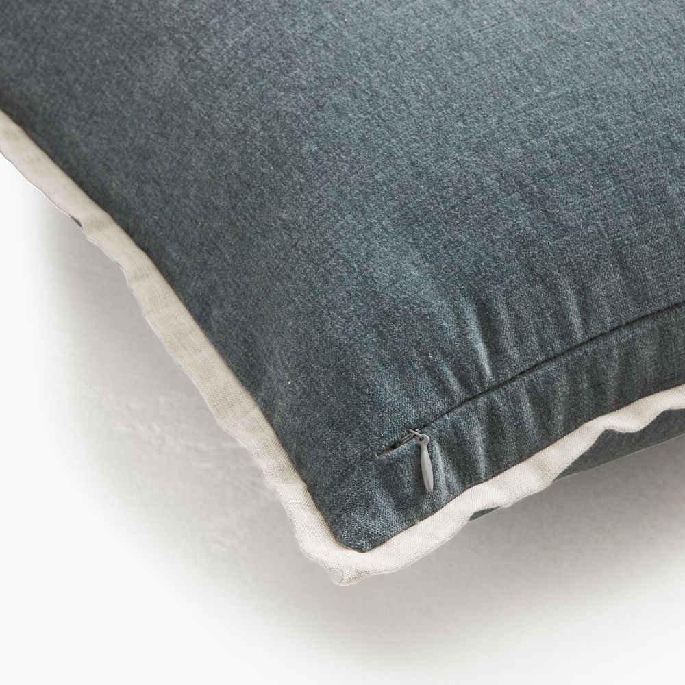 Classic Cotton Velvet Pillow Cover No Insert 20"x20"