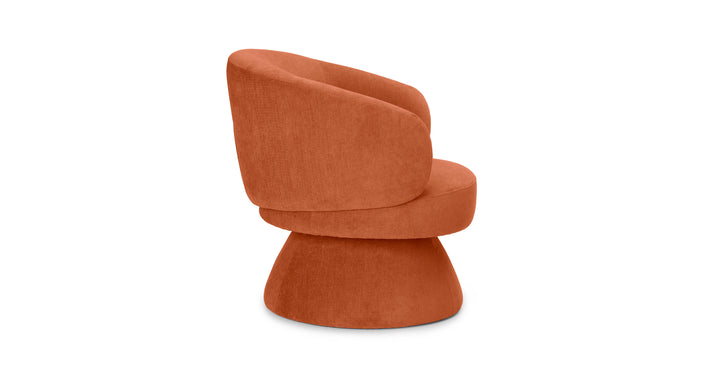 Makeva Anise Brown Swivel Chair