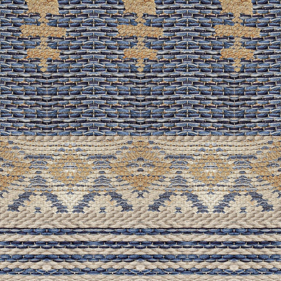 Azul Woven Jute Pouf