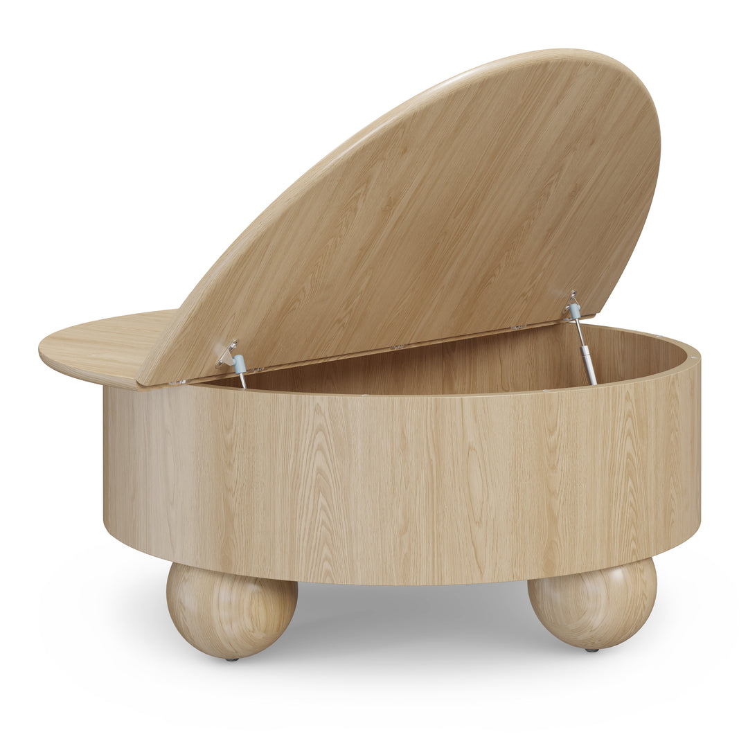 Sigrid Storage Coffee Table White Oak