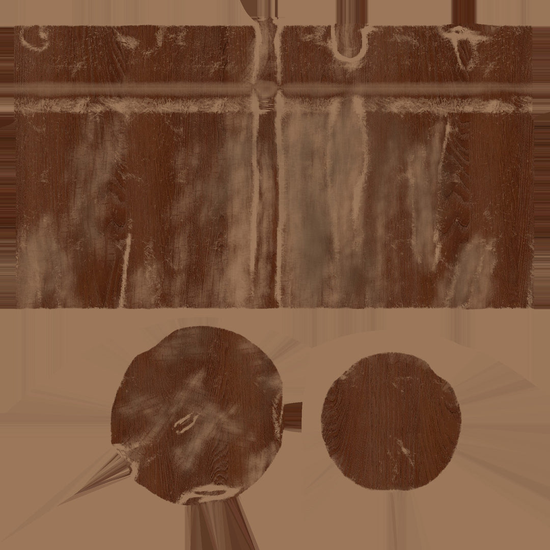 Teak Natural Round Bathroom Stool