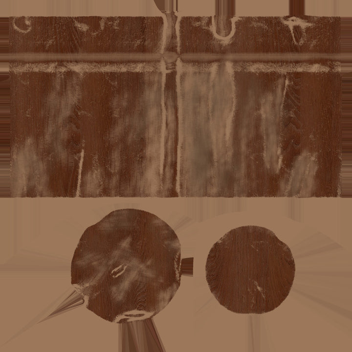 Teak Natural Round Bathroom Stool