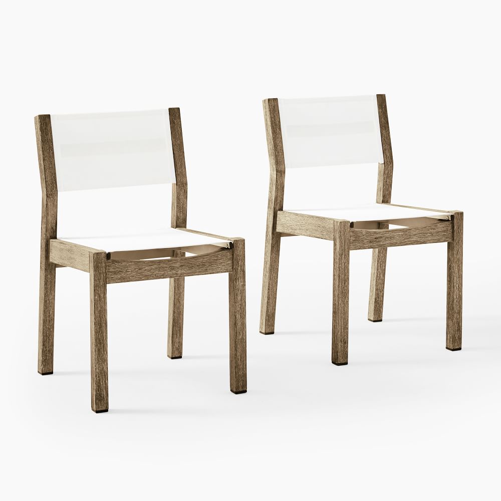 Portside Outdoor Dining Table Textilene Chairs Set
