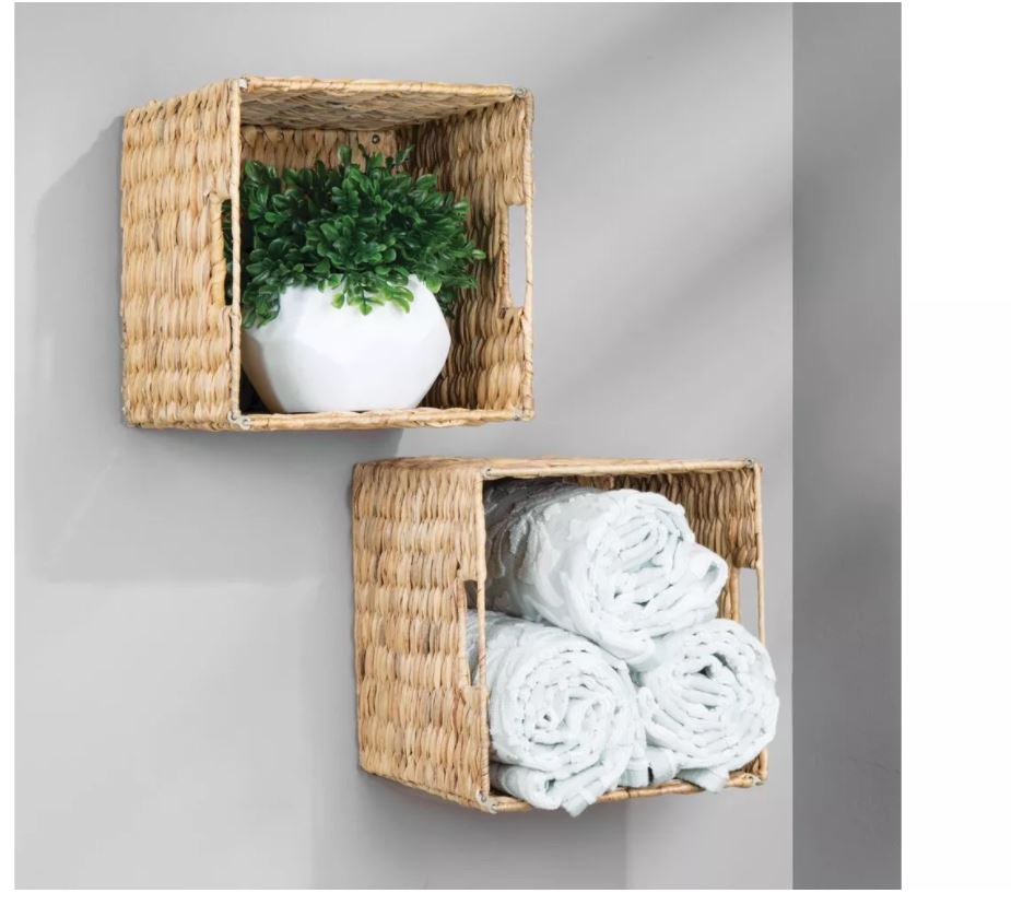 Hyacinth Home Storage Basket - 4 Pack