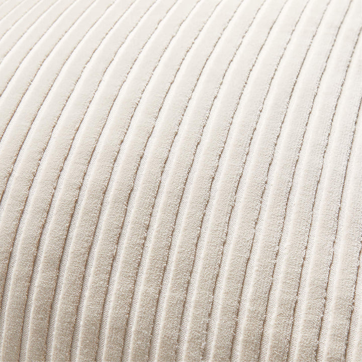 Creste Ivory Throw Pillow Cover by Athena Calderone- 22"x22"