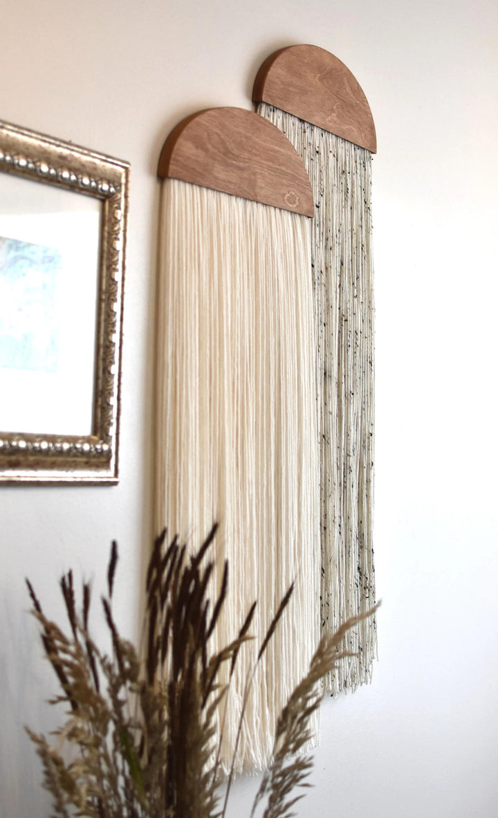 Macrame Knotting Blended Fabric Wall Hanging 2