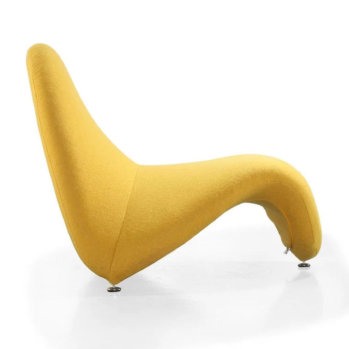 Mandel Wool Lounge Chair