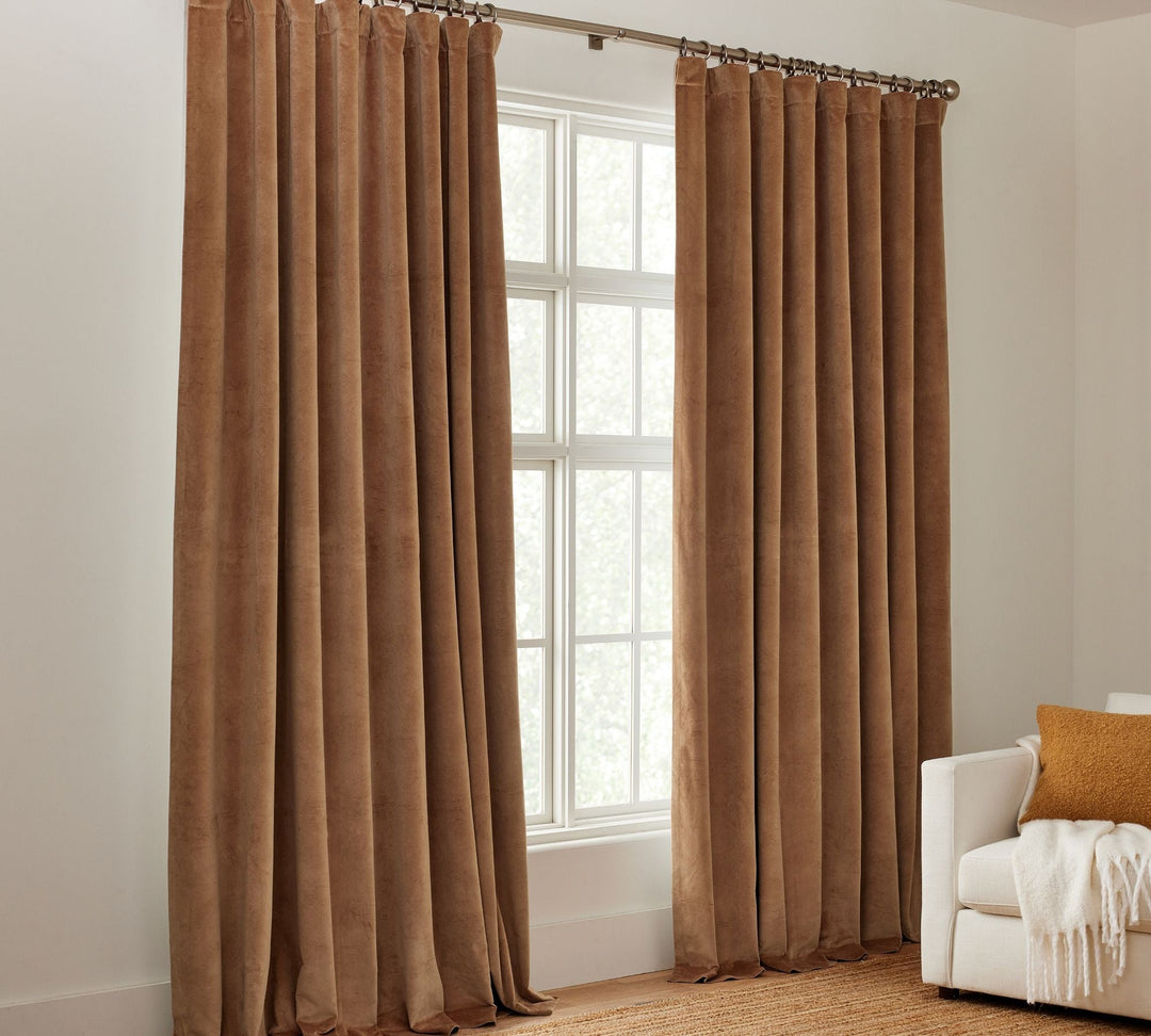 Velvet Twill Blackout Curtain-108"