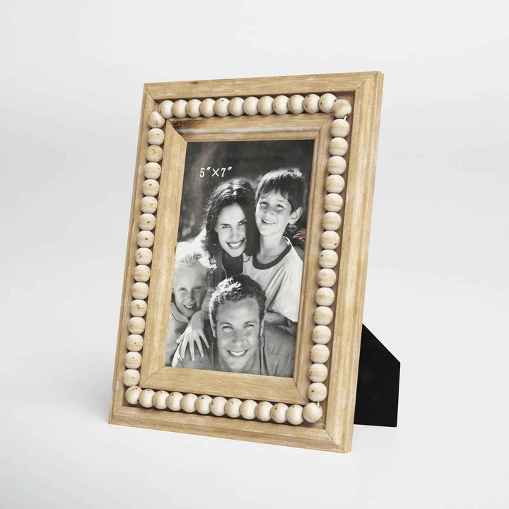 Tate Wood Single Picture Frame in Light Brown With Frame-5"x7"