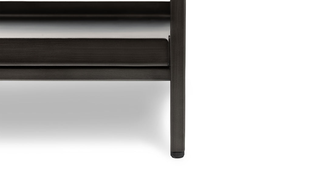 Lutto Gunmetal Gray Side Table