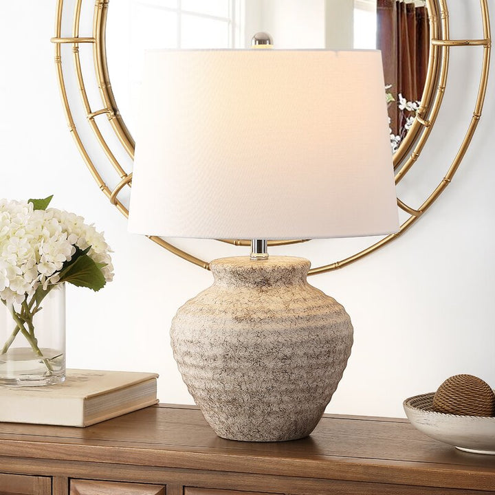 Adstock Light Gray Table Lamp