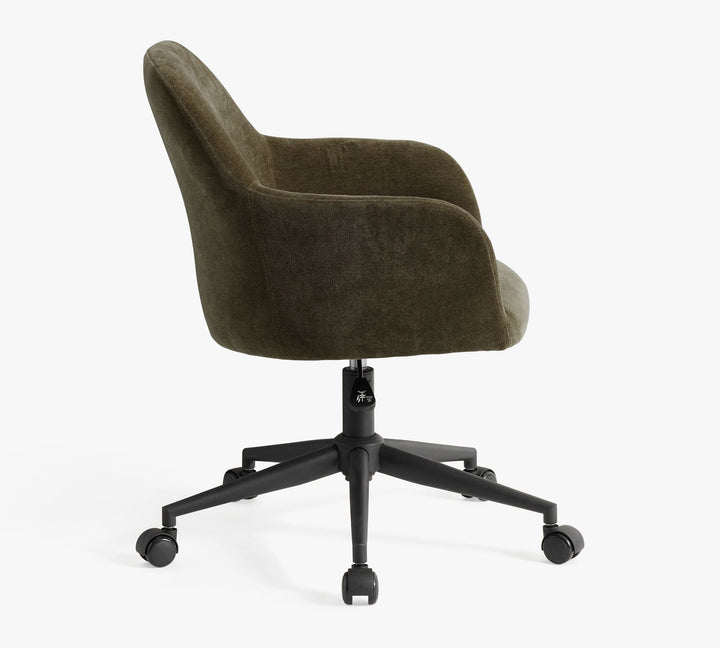 Carson Upholstered Swivel Desk Chair