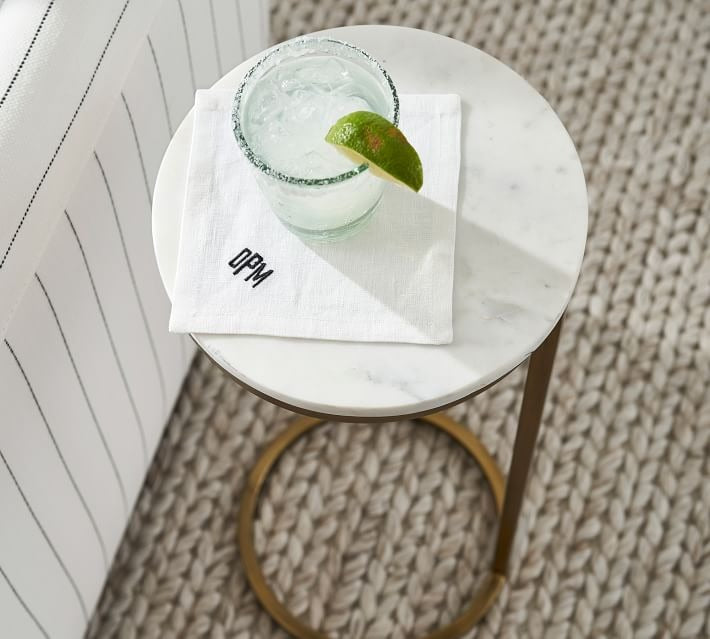 Delaney Round Marble C Table
