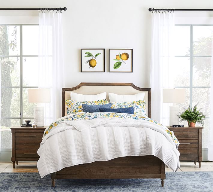 Belgian Flax Linen Rod Pocket Sheer Curtain 96"