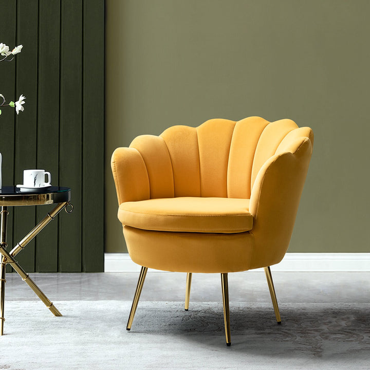 Hendrix Velvet Barrel Chair