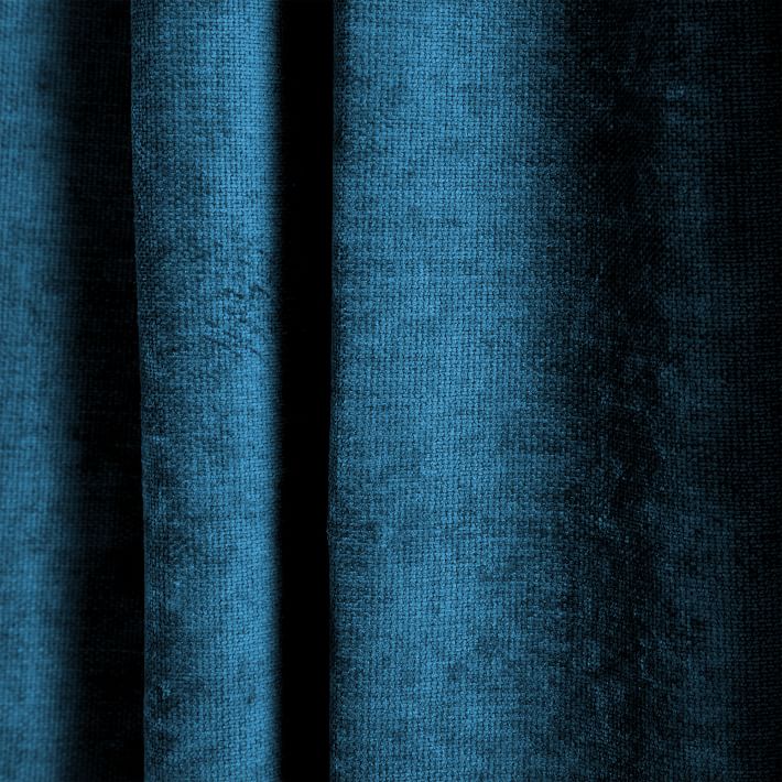Worn Velvet Curtain-48"x96"
