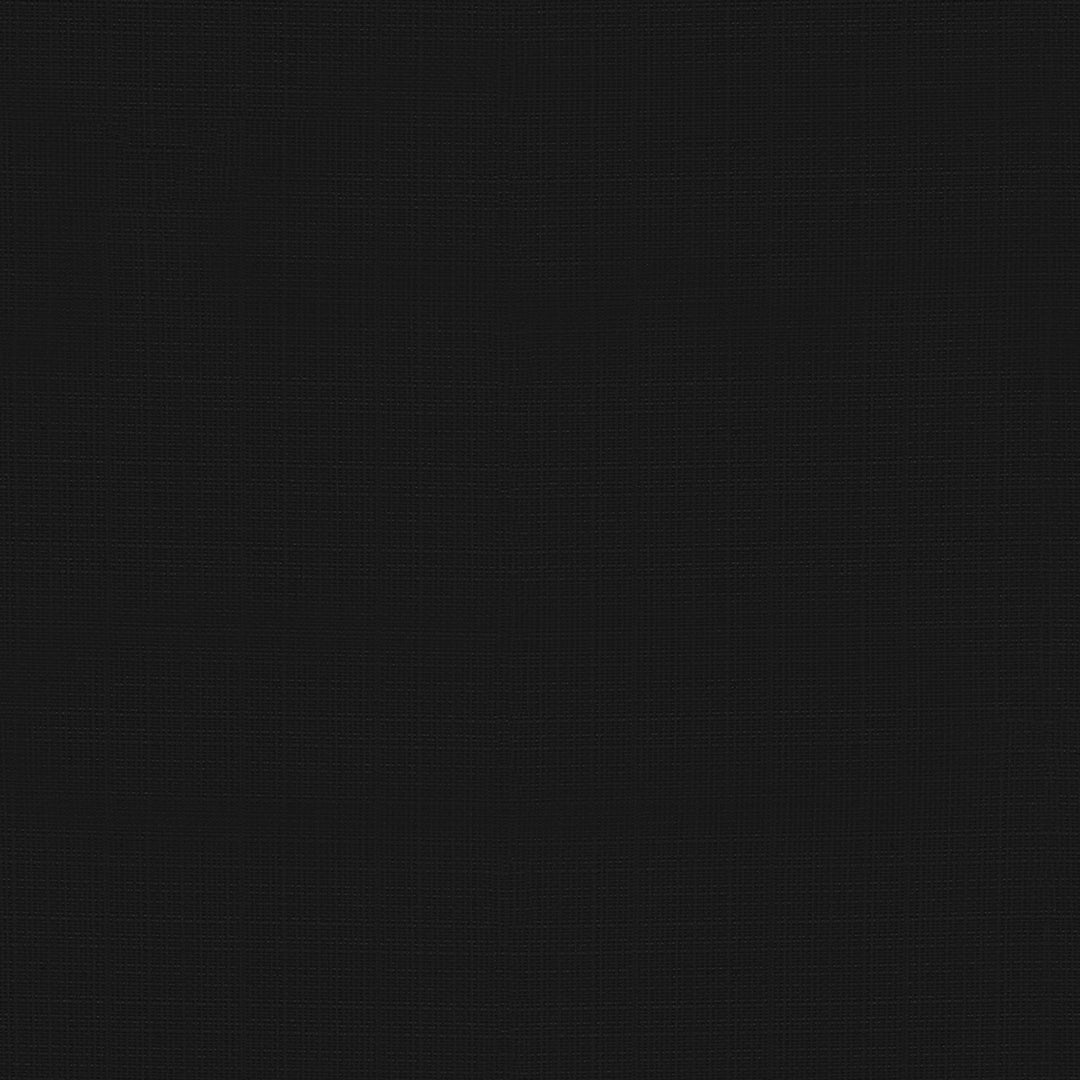 Basketweave Black Cotton Window Curtain Panel - 48"x120"