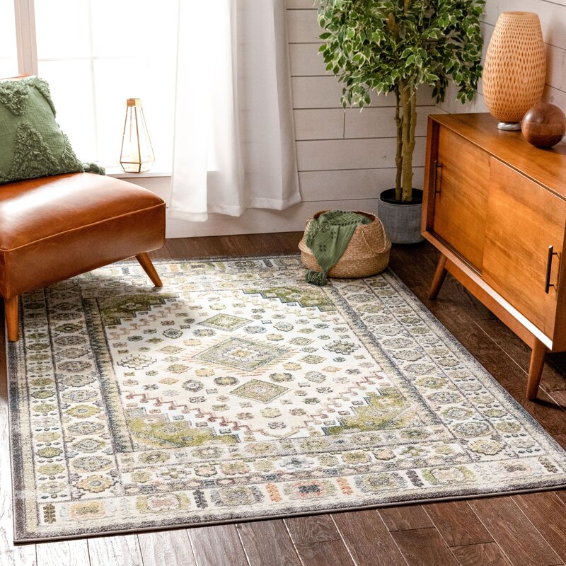Farah Green Rug-7'8'x9'8"