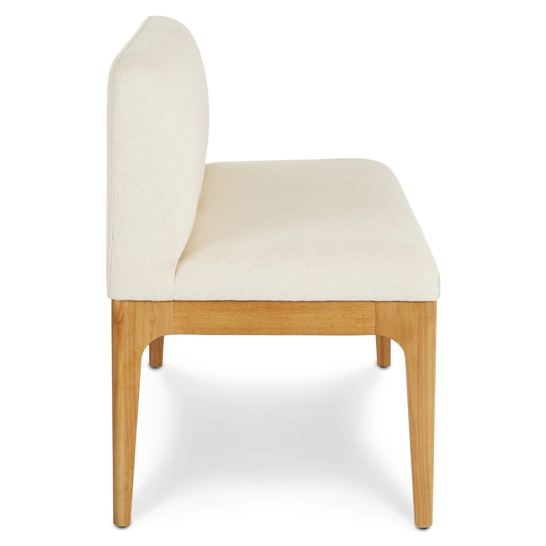 Rosin Welsh Ivory Armless Banquette