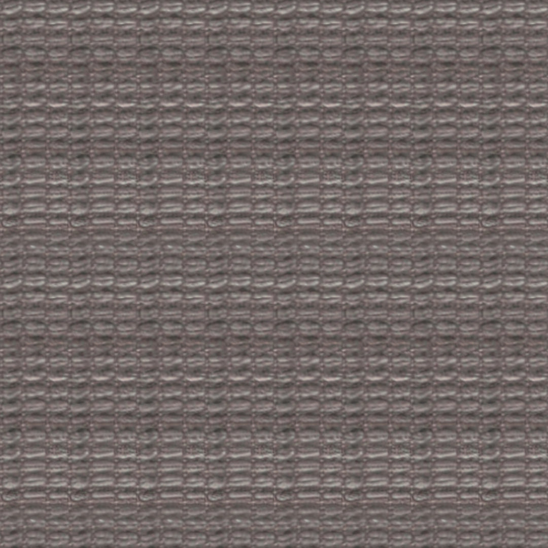 Fog Grey Textured Plaid 18"x18" Pouf