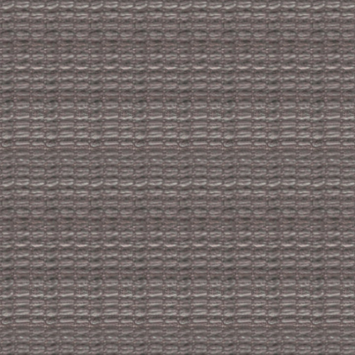 Fog Grey Textured Plaid 18"x18" Pouf