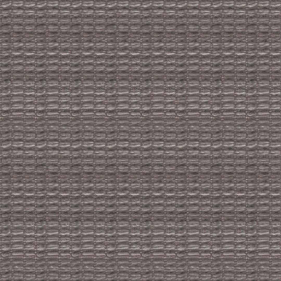 Fog Grey Textured Plaid 18"x18" Pouf