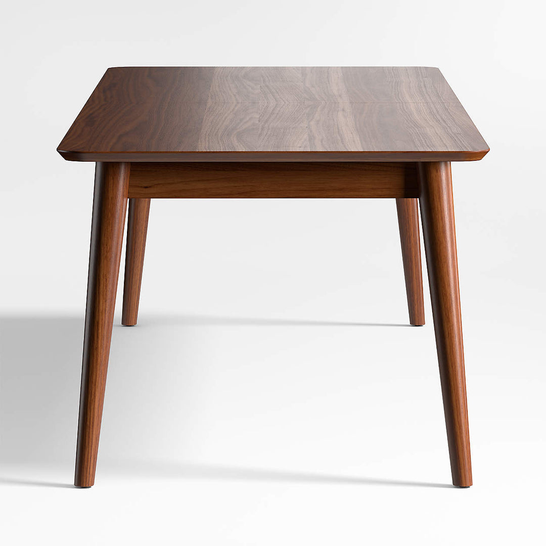 Tate Walnut Wood Extendable Dining Table