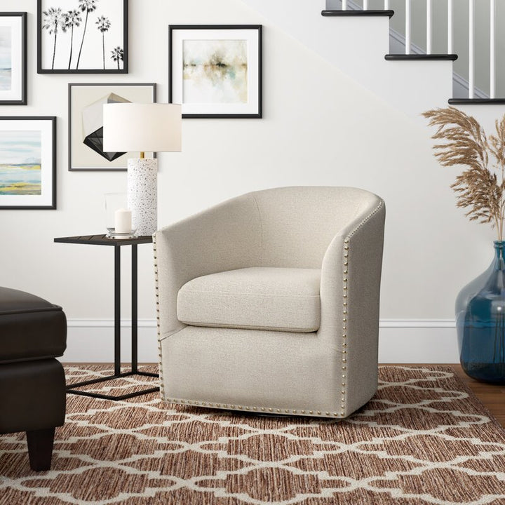 Leominster Swivel Barrel Chair