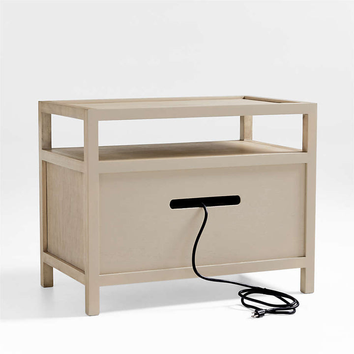 Keane Natural Charging Nightstand