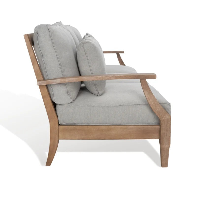 Ducan Wide Outdoor Patio Sofa with Sunbrella Cushions