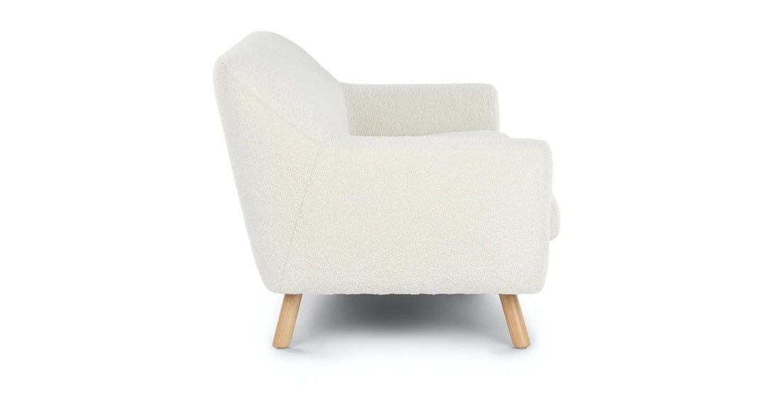 Gabriola Ivory Boucle Loveseat